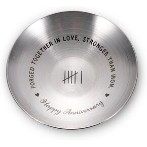 6th Anniversary Iron Gifts for Couples 6 Year Anniversary Boyfriend Girlfriend Gifts for 6 Anniversary Wedding Gifts for Husband Wife 6 Years Anniversary Ring Holder Gifts for Him Her Iron Gifts Ideas