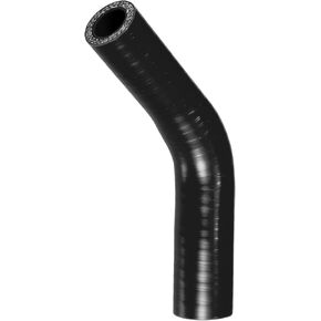 X AUTOHAUX 1 Pcs 19-22mm 0.75"-0.87" ID 90mm 3.54" Length 45 Degrees Black Car Silicone Hose Coolant Hose Universal