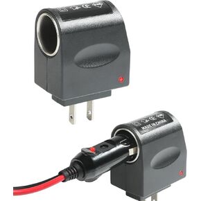 AC to DC Converter,Cigarette Lighter Adapter to Wall Plug,Car Accessories 120V/110V to 12V AC/DC Converter,Car Charger Adapter for Wall Plug,Cigarette Lighter Socket Power Adapter for Vehicles