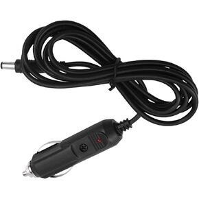 12V Car Charger Adapter, Compatible for Neck Back Massage Cushion Cigarette Lighter, Car Cigarette Lighter Male Plug Cable for Portable DVD Player, Car Refrigerator (1PCS)