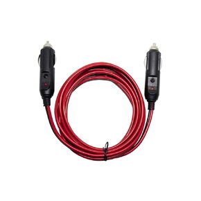 DEDC 10FT 16AWG كابل توصيل ولاعة السجائر ذكر إلى ذكر، سلك شاحن بطارية عالي التحمل 12 فولت مع مؤشر LED وحماية الصمامات على كلا المقابس