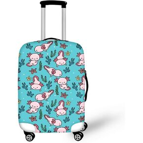 DISNIMO Ice Cream Corgi Luggage Cover Anti-scratch Suitcase Cover Protector for Travel 22-24 Inch Baggage Covers for Women Girls