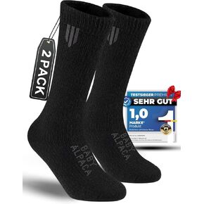 Alpaca Wool Heavyweight Thermal Boot Socks Winter Hunting Hiking Working Cold Weather Cushioned
