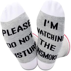 TSOTMO 2 Pairs TV Show Socks The TV Series Gifts Please Do Not Disturb I’M Watching TV Show Socks