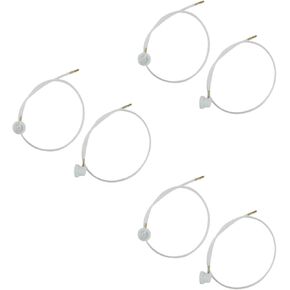 JJLFresheners 6 Pcs White 2XAerosol Nozzle w/ 19.69in. 360 Degrees Extension Hose for Male Stem Spray Cans Fluid Auto Car Nozzle Film 4.5mm Extension H3C9, Fluid Film Spray, Paint Tools and Equipment
