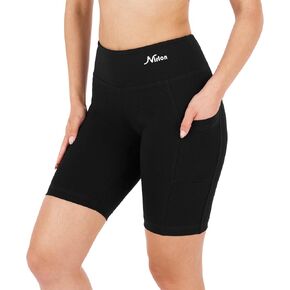 Nirlon Biker Shorts with Pockets - Biker Shorts Women Workout Shorts for Gym & Yoga Shorts for Women Plus Size Biker Shorts