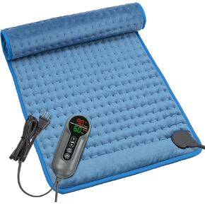 Heating Pad - Electric Heating Pad for Back Pain and Cramps Relief, Moist Heat Pad for Shoulder, Knee, Neck, 6 Heat Settings & Auto Shut Off, Machine Washable, Gift for Women, Men, Mom, Dad, 12" x 24"