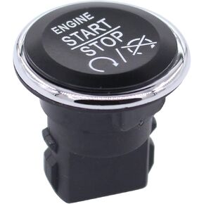 NewYall Push Button Start Stop Ignition Switch for Chrysler 300 Town & Country Dodge Grand Caravan 2011-2016 Durango Challenger Jeep Grand Cherokee 2009-2014 Commander 1FU931X9AC 1FU931X9AB 33370101