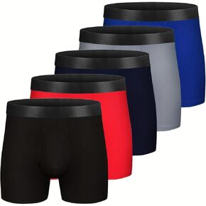 Mens Boxer Briefs Icy Cool Sport Boxer Briefs Underwear for Men