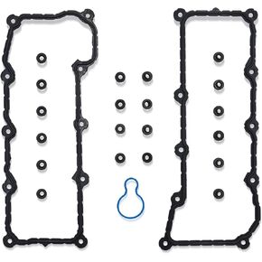 Cylinder Valve Cover Gasket for 2004 2005 Dodge Dakota Durango 2005 Dodge Ram 1500 Grand Cherokee 2002 2003 2004 2005 Liberty 3.7L V6 SOHC 12V Vin K VC50594R VC30300