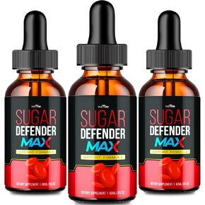 Sugar Defender Drops Max - Sugar Defender 24 Drops Max - Sugar Defender Drops Reviews, Sugar Defender Liquid, Sugar Defender Supplement Advanced Formula (3 Pack)