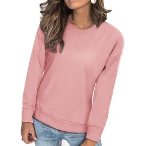 KINGFEN Womens Sweatshirts Fall Fashion 2024 Long Sleeve Tops Comfy Crewneck Casual Shirts