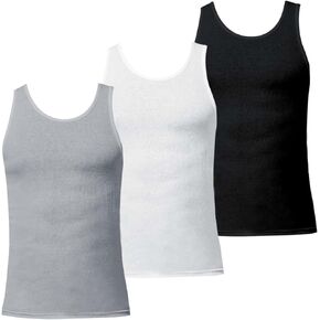 Eddie Bauer Men’s Classic Casual Basic Cotton Tank Top Sleeveless T-Shirt Perfect for Athletic Lightweight Workout, 3-Pack