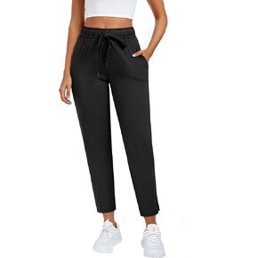 Women's Joggers Pants with Pockets, Comfy High Waisted Athletic Sweatpants for Golf Lounge Running Travel Workout
