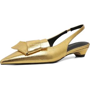 Women's Kitten Heels Black Heels Pumps Dress Shoes Low Heels Wedding Shoes Slingback Heels Pointed Toe Heels Bridal Shoes