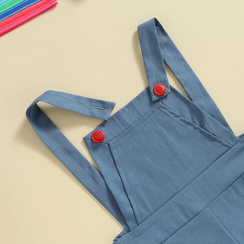 Kids Toddler Baby Boy Girl Halloween Chucky Costume Long Sleeve Striped Top Rompers Jumpsuit Cosplay Outfits Sets in Kuwait