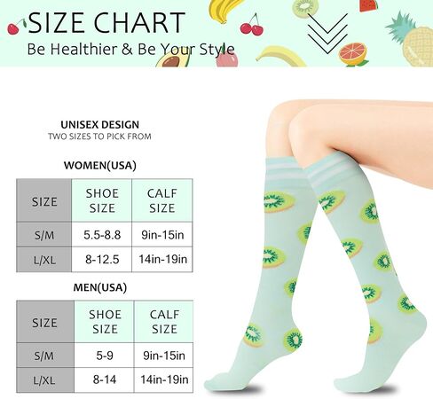 fenglaoda Compression Socks for Women Men Support Circulation 6 Pairs Socks For Nurse, Travel, Flight in Saudi Arabia