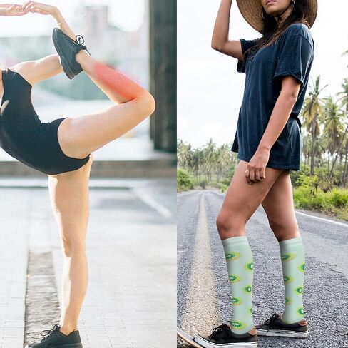 fenglaoda Compression Socks for Women Men Support Circulation 6 Pairs Socks For Nurse, Travel, Flight in Saudi Arabia