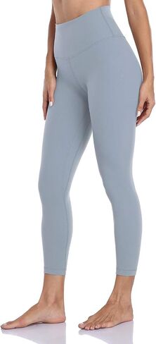 HeyNuts Essential Leggings, High Waisted Compression Soft Pants Workout Athletic Yoga Pants 25" in Kuwait