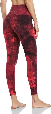 HeyNuts Essential Leggings, High Waisted Compression Soft Pants Workout Athletic Yoga Pants 25" in Kuwait