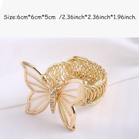 2 Piece Butterfly Shell Metal Curtain Fixer, Curtain Tiebacks for Bedroom, Living Room, Kitchen, Office Curtain Decoration in Saudi Arabia