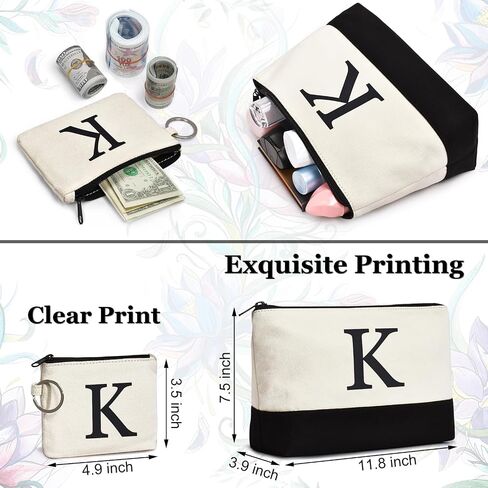 Gifts For Women Personalized Initial Tote Bag Birthday Gifts For Women Her Mom Teacher Friend Sister Christmas Gifts in Kuwait