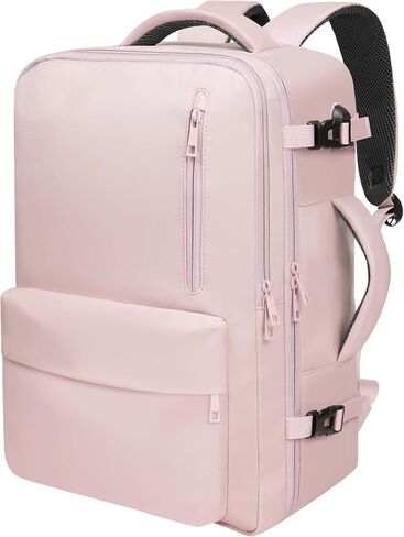 35L Travel Backpack | 180° All-Open Design | Multi-Pockets | Airline Approved Carry on |15.6 inch Laptop Compartment | USB Port |Perfect for Travel Business College Bookbags | For Men Women ,Black in Saudi Arabia