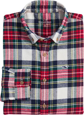قميص منقوش من الفلانيل للأولاد من Vineyard Vines in Kuwait