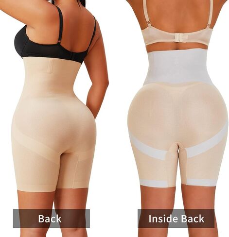 COHTB Women's Shapewear Tummy Control Hi-Waist Panties Thigh Slimming Body Shaper Shorts Underwear in Saudi Arabia