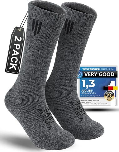 Alpaca Wool Heavyweight Thermal Boot Socks Winter Hunting Hiking Working Cold Weather Cushioned in Saudi Arabia