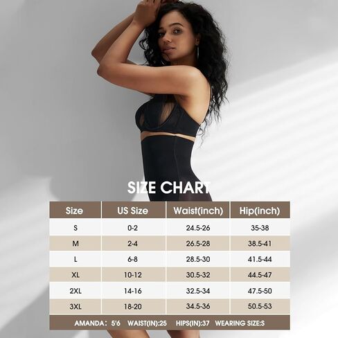 ملابس داخلية نسائية من COHTB للتحكم في البطن عالية الخصر، سراويل داخلية لتنحيف الجسم والفخذ in Kuwait