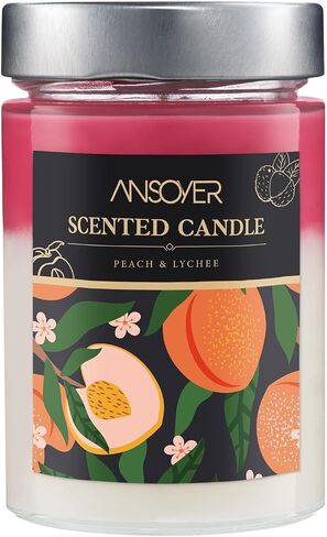 Scented Soy Candles, Aromatherapy Jar Candles for Home Scented, Long Lasting Candles with 65 Hour Burn Time 11oz, Candle Gifts Soy Candles Scents of (Pine & Eucalyptus) in Saudi Arabia