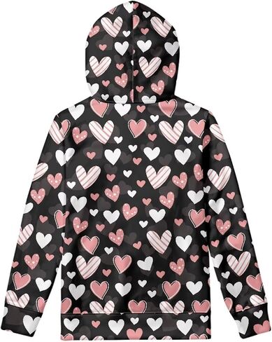 Xhuibop Fashion Design Kids Hoodies Girls 6-16 Long Sleeve Pullover Sweatshirt in Kuwait