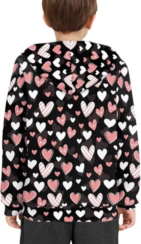 Xhuibop Fashion Design Kids Hoodies Girls 6-16 Long Sleeve Pullover Sweatshirt in Kuwait