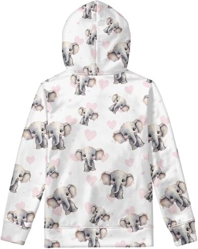 Xhuibop Fashion Design Kids Hoodies Girls 6-16 Long Sleeve Pullover Sweatshirt in Kuwait