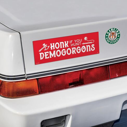 Genuine Fred Stranger Things, Bumper Magnet, Hawkins is for Hunters, Multicolored in Saudi Arabia