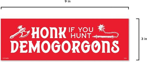 Genuine Fred Stranger Things, Bumper Magnet, Hawkins is for Hunters, Multicolored in Saudi Arabia