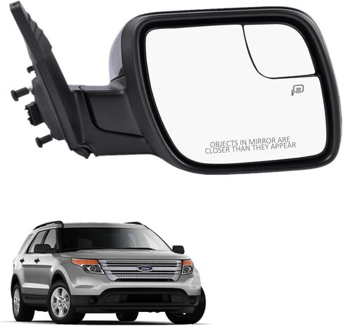 Mirror Driver Left Side LH Hand 7wire/pin Replacement for Explorer Replace 2016-2019#FO1320554 GB5Z17683BDPTM Lamerto in Saudi Arabia