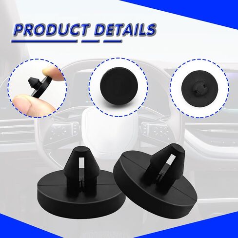 4PCS Brake Switch Stopper, Brake Pedal Stop Pad, Brake Pedal Brake Light Switch, Brake Light Switch Stopper, Clutch Pedal Stopper, Car Truck Brake Pedal Pad, 90541-06036 (Black) in Kuwait