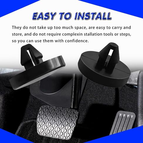 4PCS Brake Switch Stopper, Brake Pedal Stop Pad, Brake Pedal Brake Light Switch, Brake Light Switch Stopper, Clutch Pedal Stopper, Car Truck Brake Pedal Pad, 90541-06036 (Black) in Kuwait