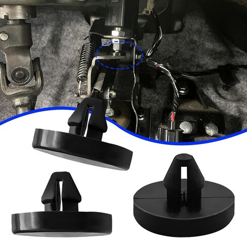 4PCS Brake Switch Stopper, Brake Pedal Stop Pad, Brake Pedal Brake Light Switch, Brake Light Switch Stopper, Clutch Pedal Stopper, Car Truck Brake Pedal Pad, 90541-06036 (Black) in Kuwait