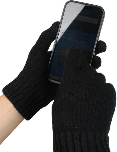 TZ Promise Women's Winter Touchscreen Magic Gloves Warm Knit Fleece Lined for Cold Weather in Saudi Arabia