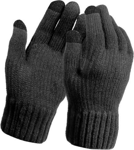 TZ Promise Women's Winter Touchscreen Magic Gloves Warm Knit Fleece Lined for Cold Weather in Saudi Arabia