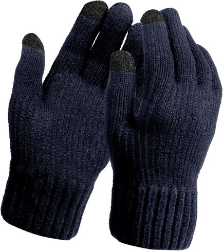 TZ Promise Women's Winter Touchscreen Magic Gloves Warm Knit Fleece Lined for Cold Weather in Saudi Arabia