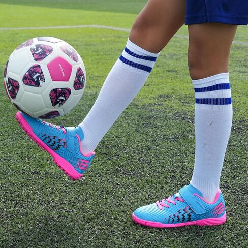 brooman Kids Turf Soccer Shoes Girls Boys Indoor Soccer Shoes in Kuwait