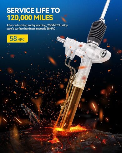 PHILTOP Power Steering Rack and Pinion Assembly Compatible with 2003-2008 Corolla Replace 26-2613 in Saudi Arabia
