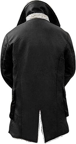 جاكيت fjackets من جلد الخراف الحقيقي - معاطف شتوية طويلة وسترات جلدية للرجال in Saudi Arabia