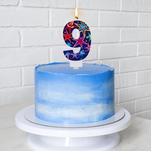 Birthday Number Candles, Inside Party Decorative Number Candle Cake Topper Candle Feelings Theme Party Decorations for Cartoon Birthday Party Supplies (Number 7) in Saudi Arabia