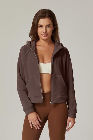 QINSEN Womens Full Zipper Hoodies Fleece Lined Collar Pullover Cozy Long Sleeve Sweatshirts in Saudi Arabia