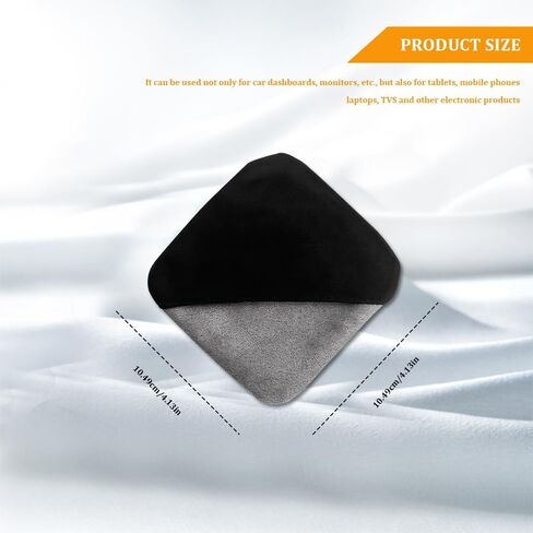 Car Screen Cleaner, Car Screen Wipes, 4.33"×4.33" Round Microfiber Auto Screen Cleaning Pad, Car Accessories Vehicle Touchscreen Microfiber Cleaning Cloth for Car Dashboard Display (Round) in Kuwait